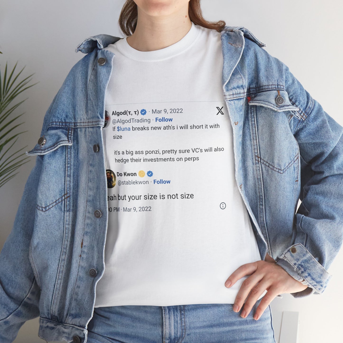 Unisex T-Shirt Funny Crypto X Tee Do Kwon Luna Pinned Tweet Women Man