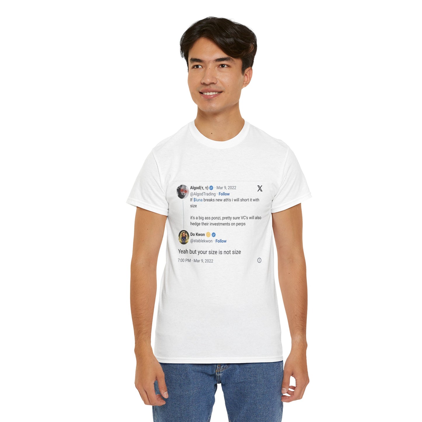 Unisex T-Shirt Funny Crypto X Tee Do Kwon Luna Pinned Tweet Women Man